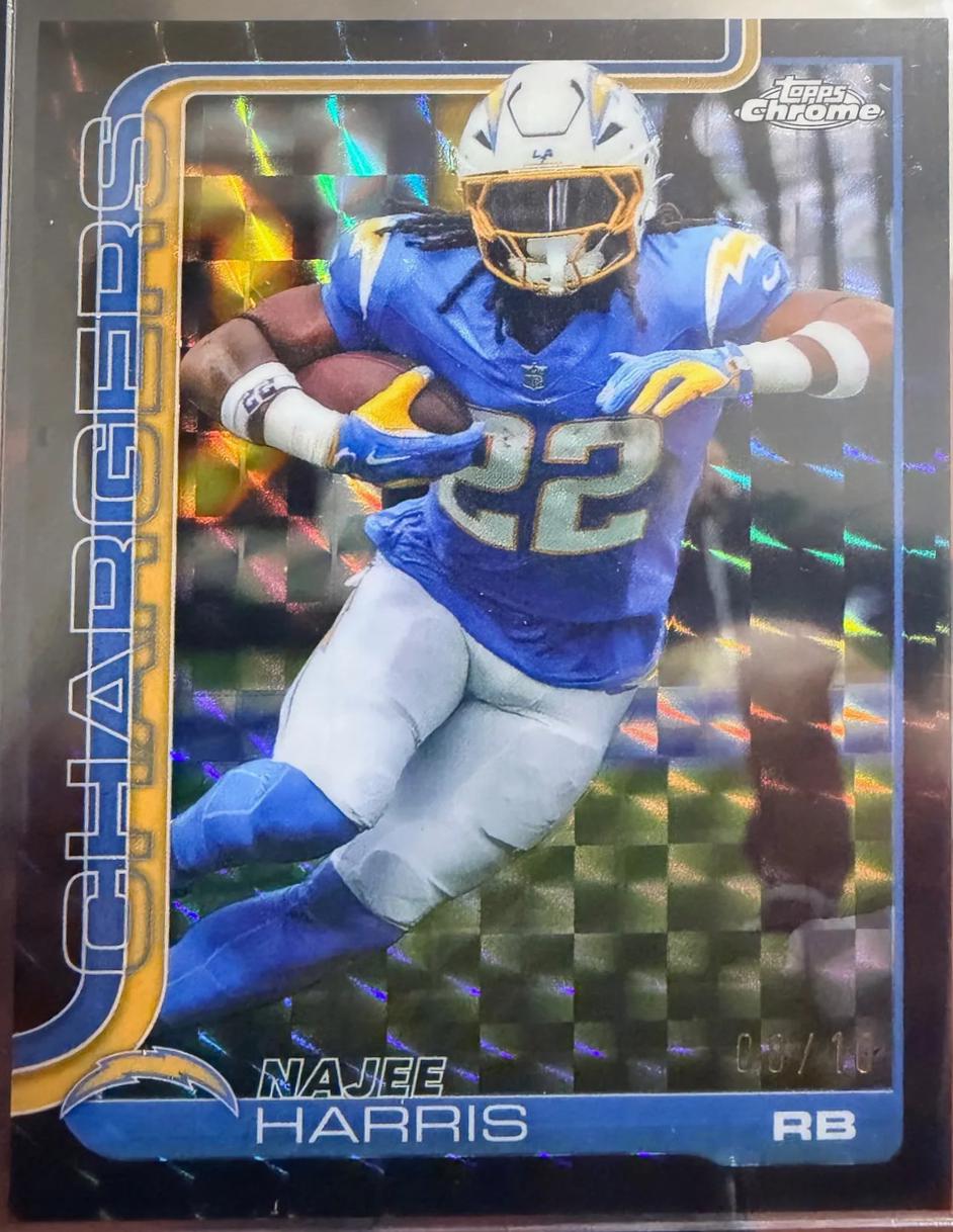 Najee Harris [Black Geometric Refractor] #161