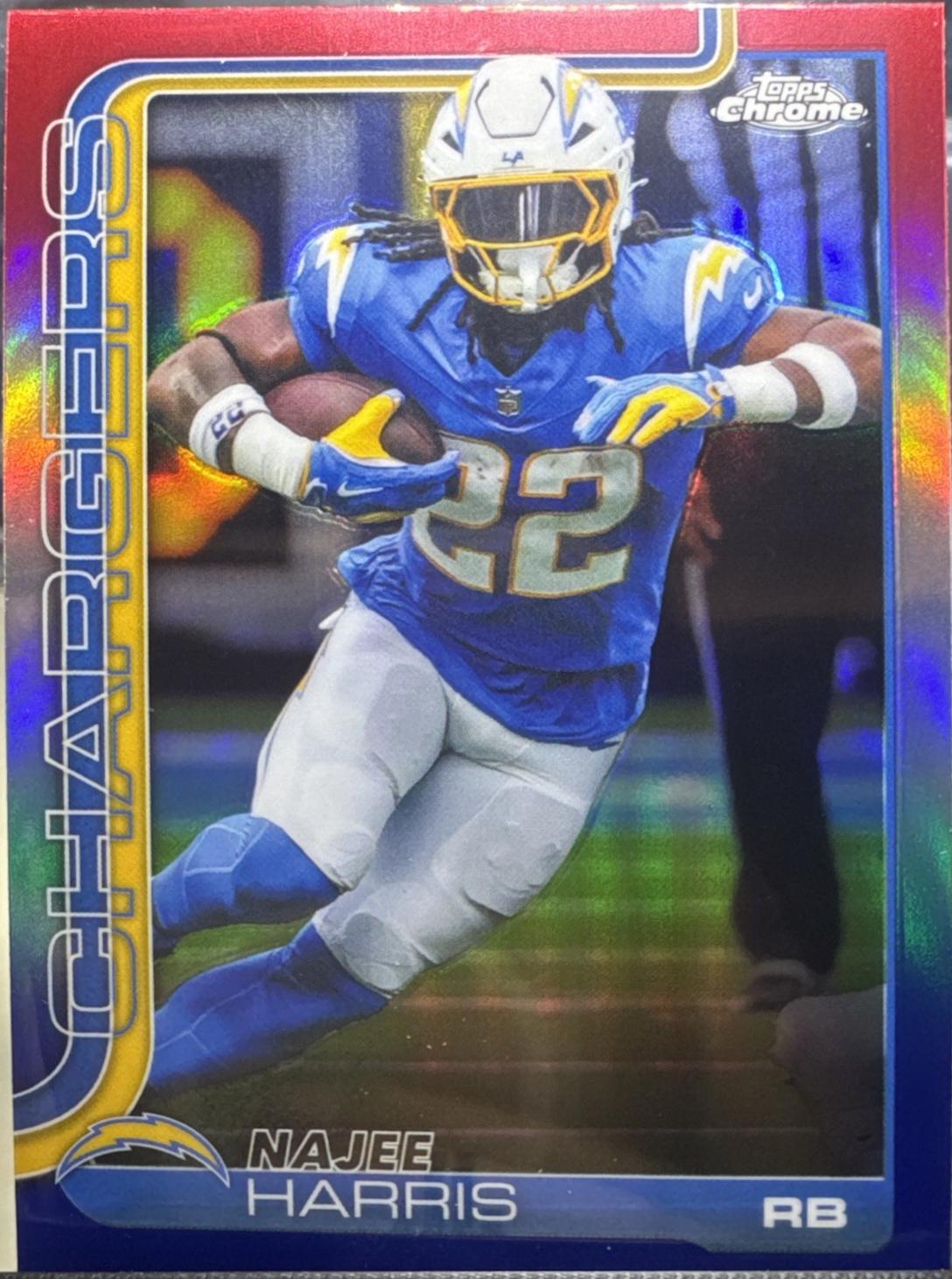 Najee Harris [Red White Blue Refractor] #161