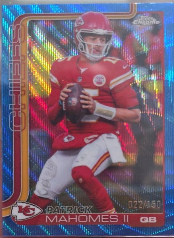 Patrick Mahomes II [Blue Wave Refractor] #148