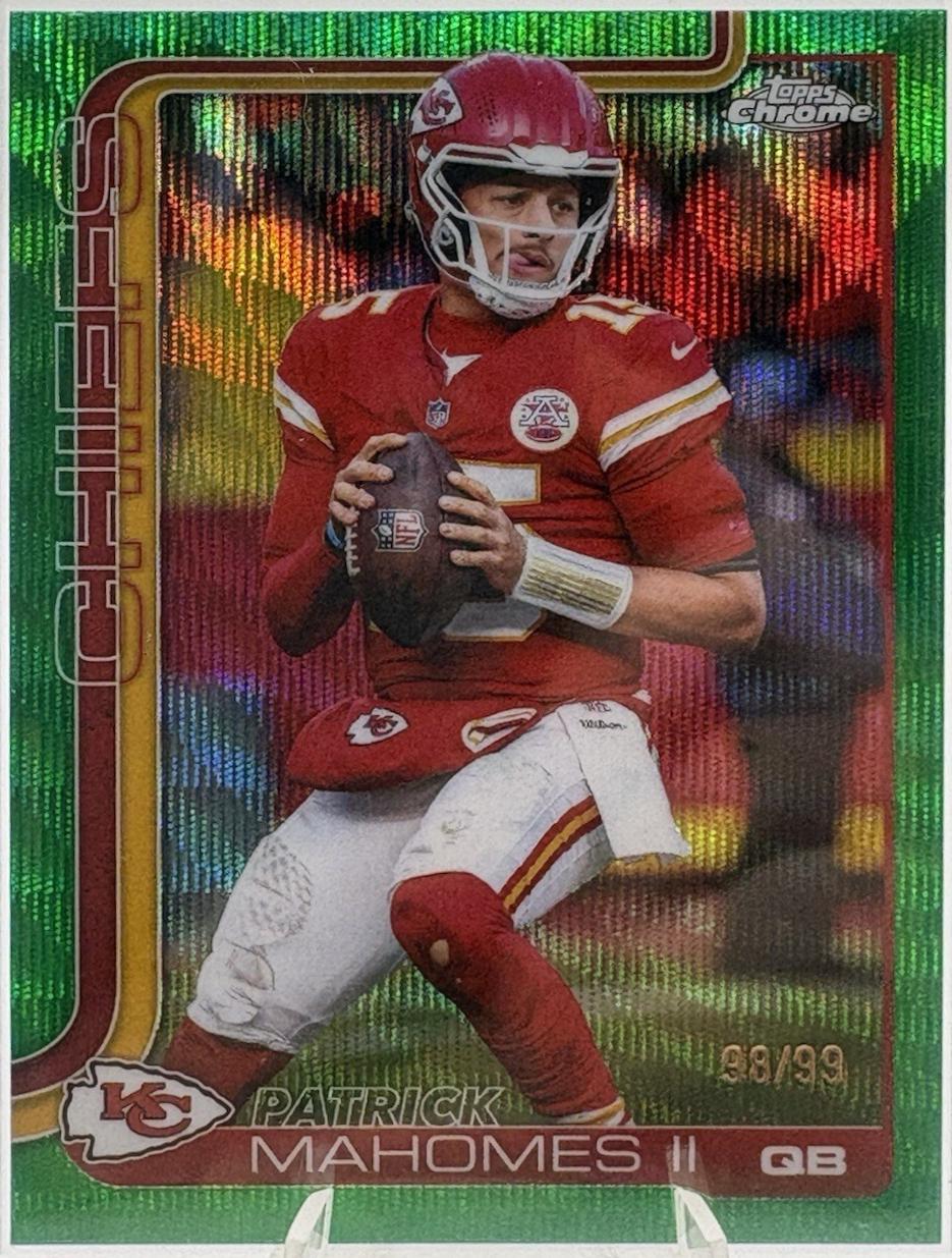 Patrick Mahomes II [Green Wave Refractor] #148