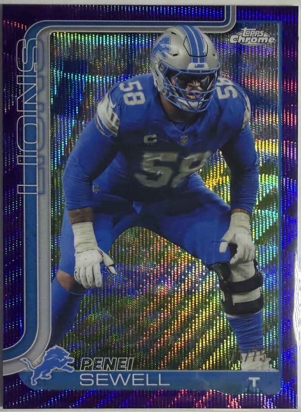 Penei Sewell [Purple Wave Refractor] #99