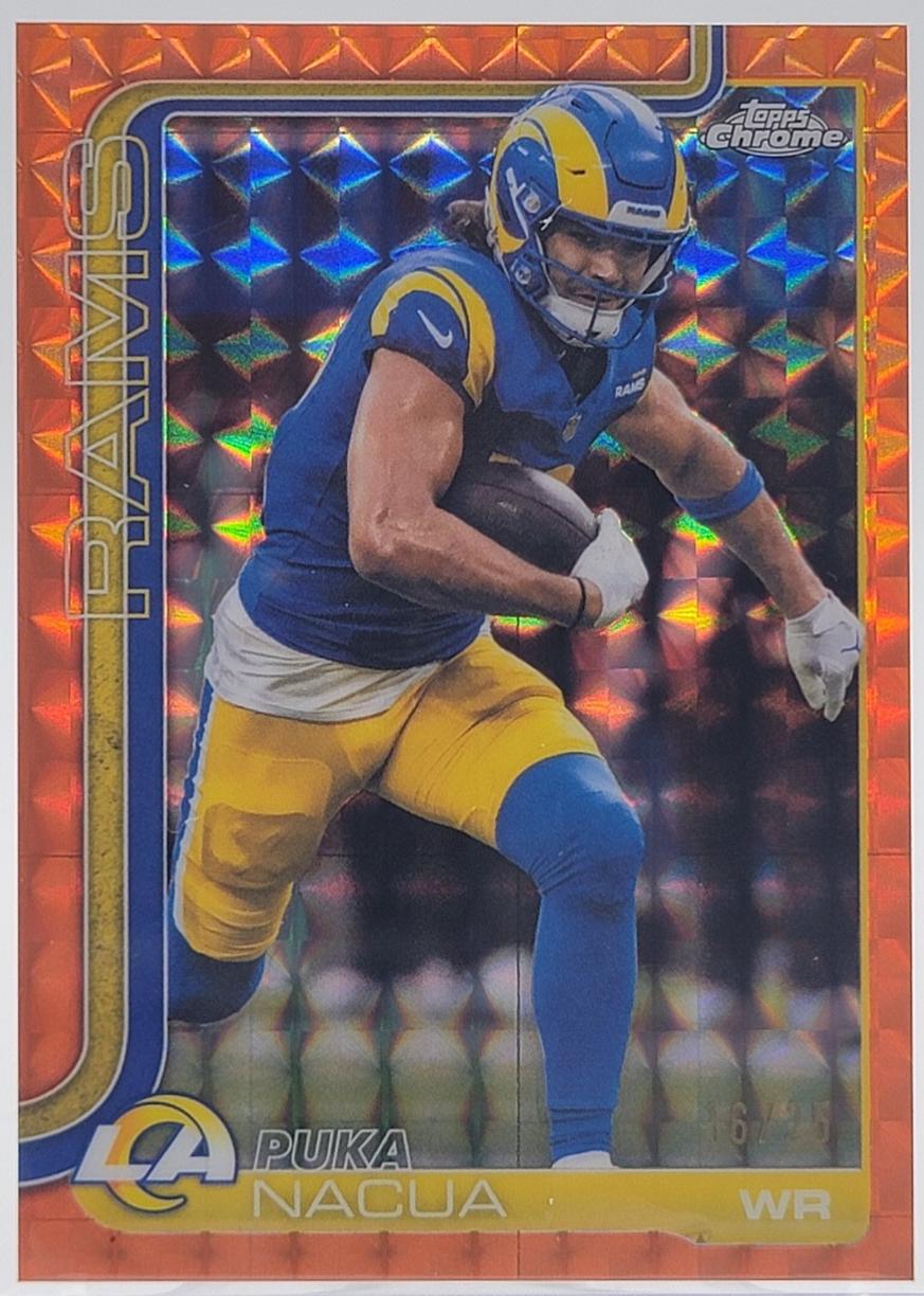 Puka Nacua [Orange Geometric Refractor] #166