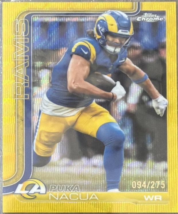 Puka Nacua [Yellow Wave Refractor] #166