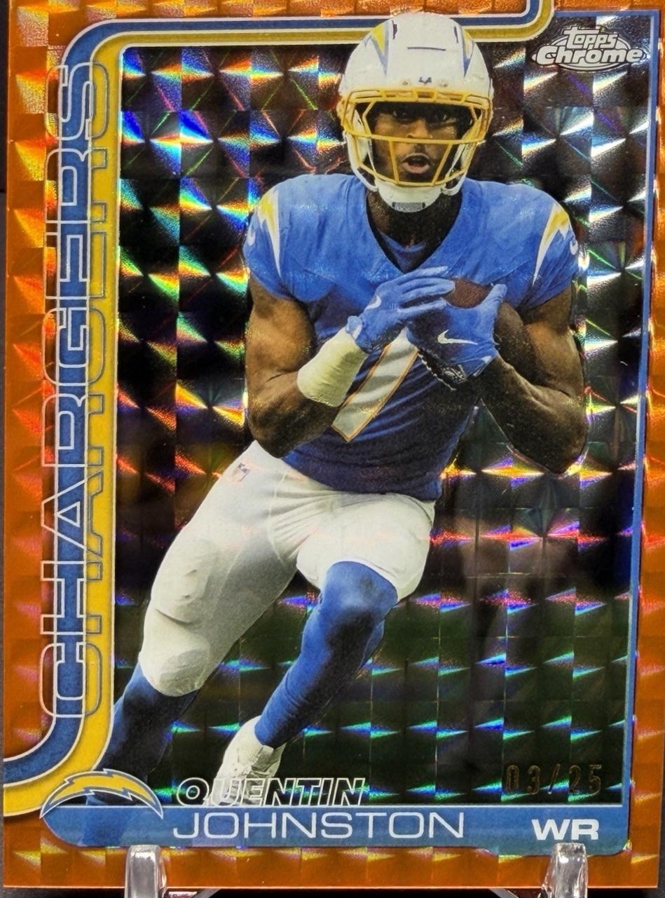 Quentin Johnston [Orange Geometric Refractor] #159