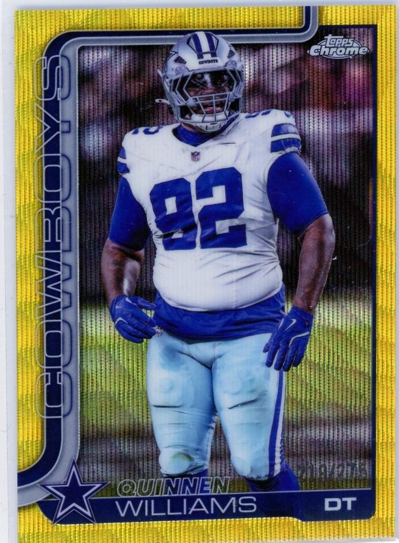 Quinnen Williams [Yellow Wave Refractor] #72