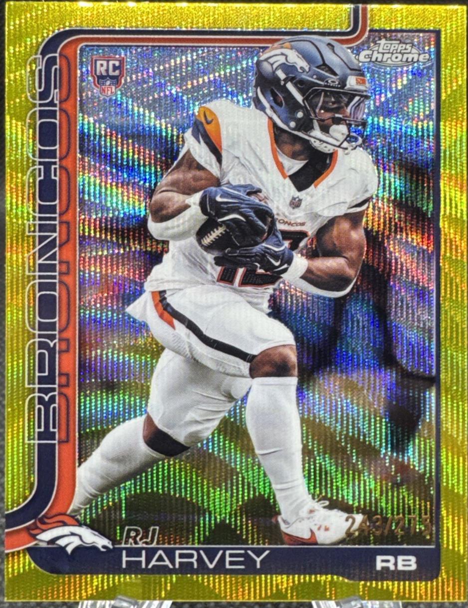 RJ Harvey [Yellow Wave Refractor] #330