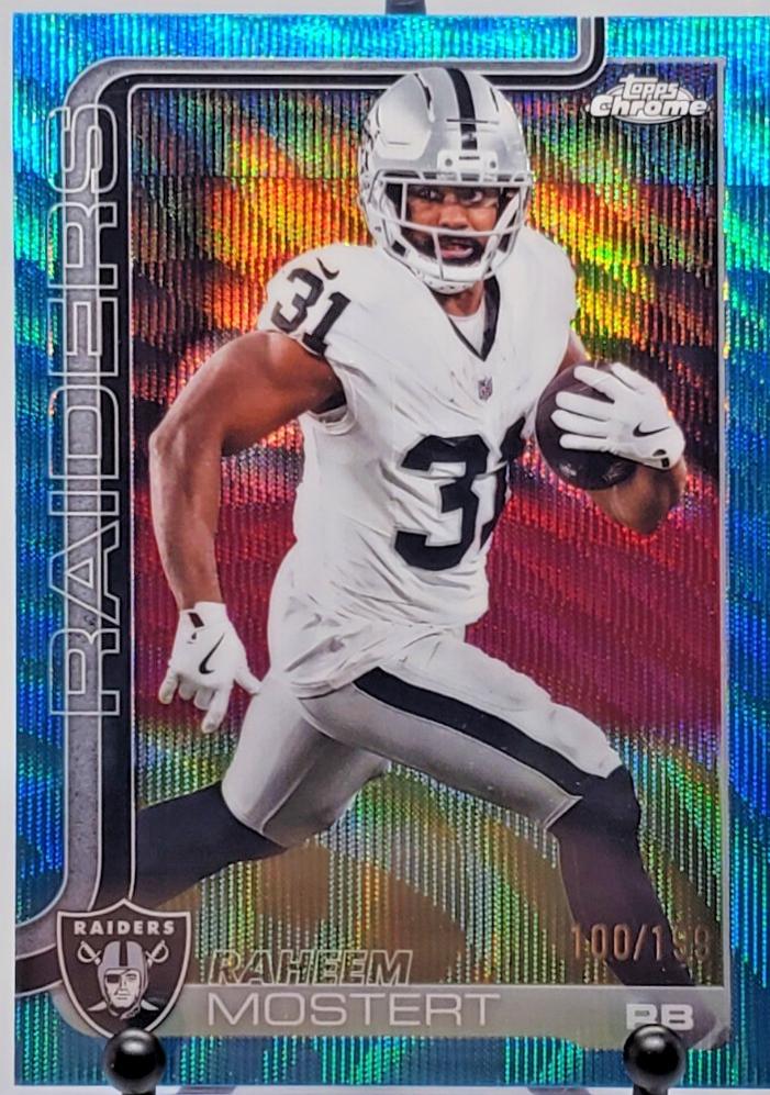 Raheem Mostert [Aqua Wave Refractor] #182