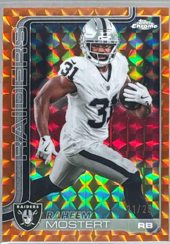 Raheem Mostert [Orange Geometric Refractor] #182