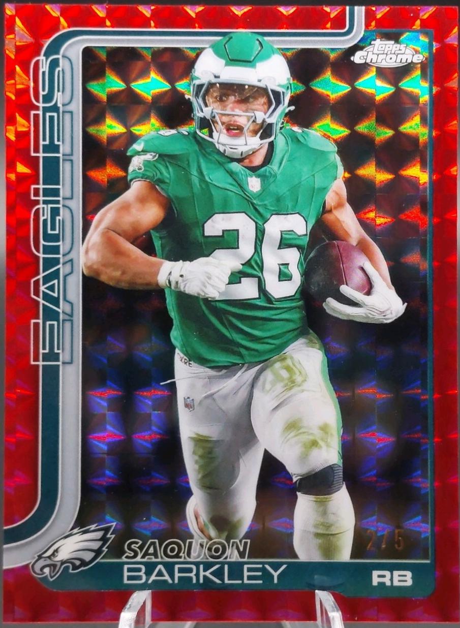Saquon Barkley [Red Refractor] #248