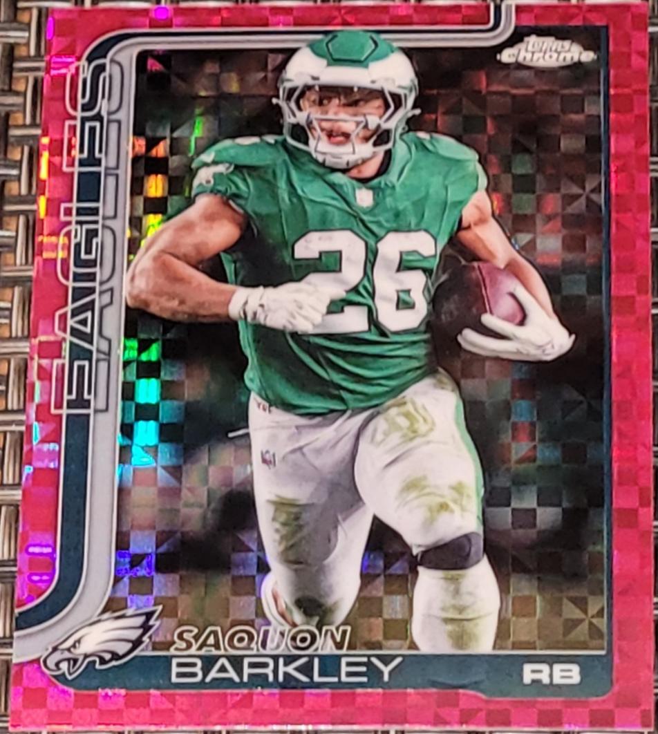 Saquon Barkley [X-Fractor Pink] #248