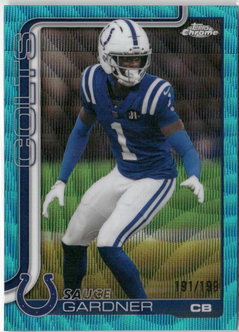Sauce Gardner [Aqua Wave Refractor] #242