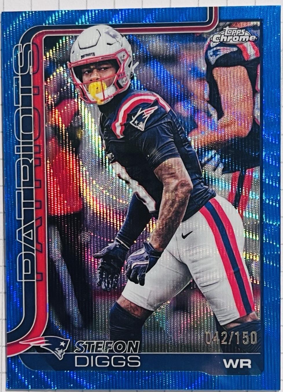 Stefon Diggs [Blue Wave Refractor] #205