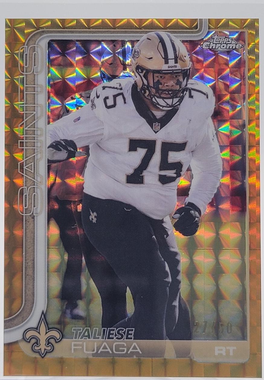 Taliese Fuaga [Gold Geometric Refractor] #219