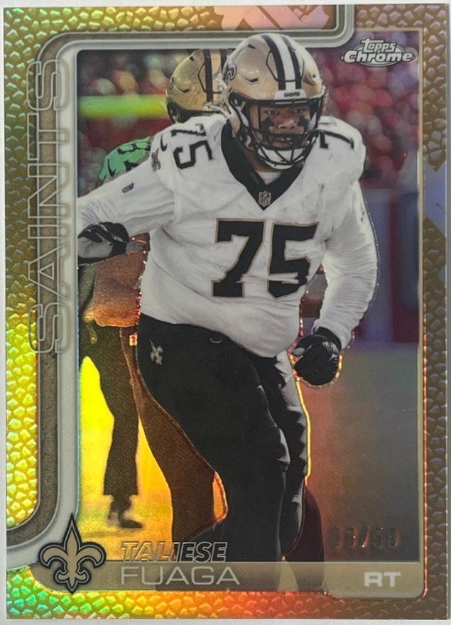 Taliese Fuaga [Gold Refractor] #219