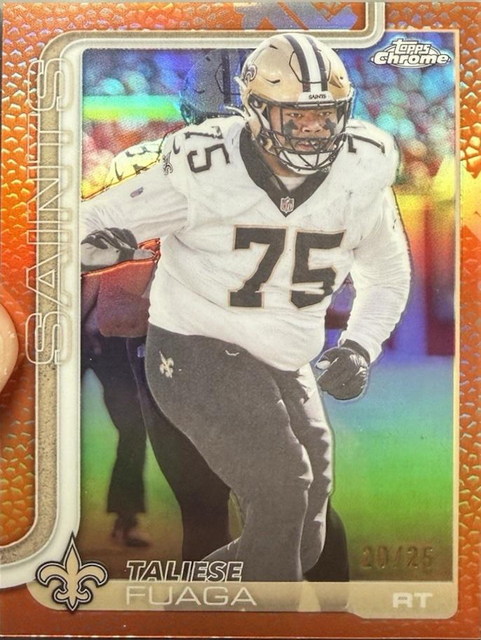 Taliese Fuaga [Orange Refractor] #219