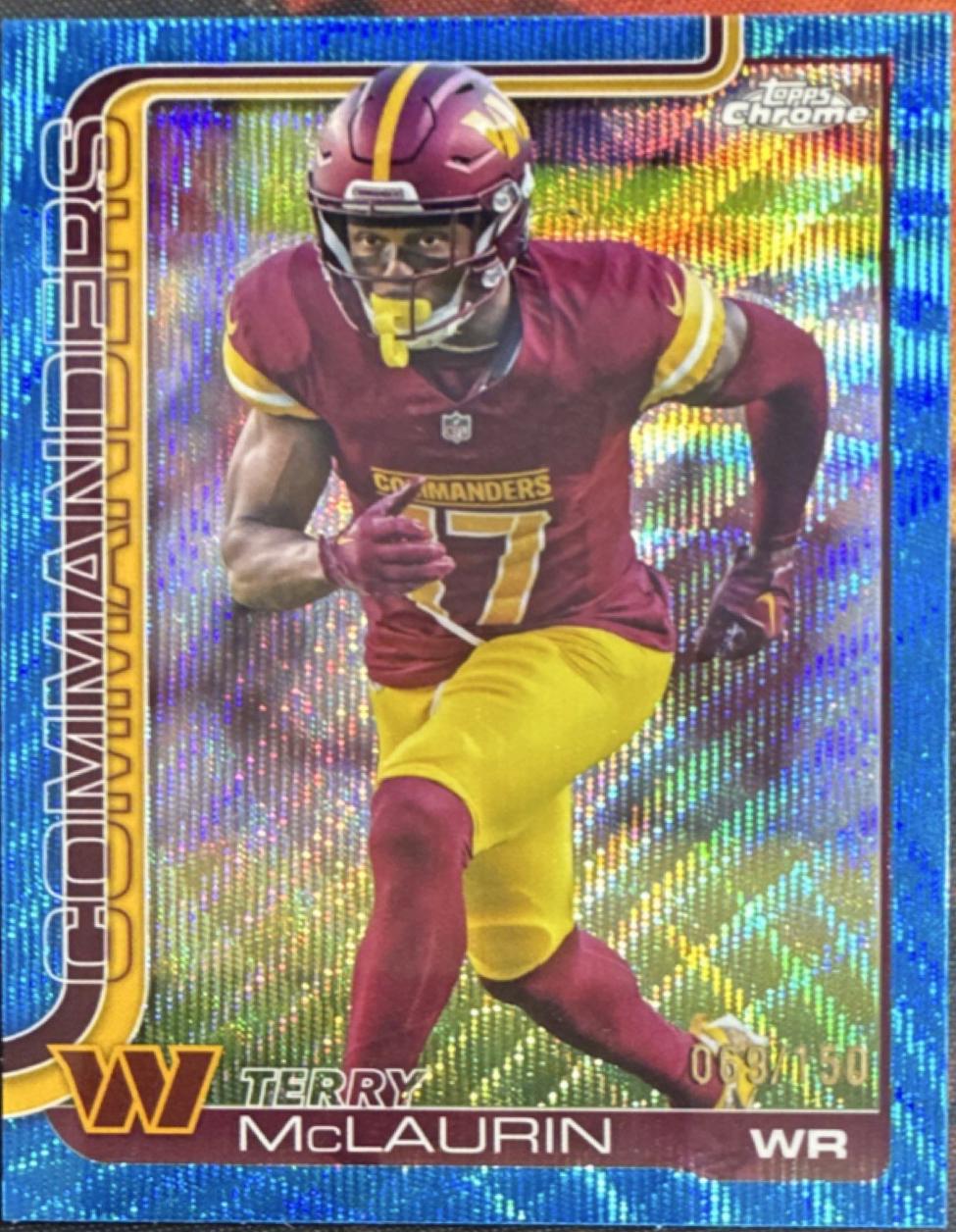 Terry McLaurin [Blue Refractor] #208