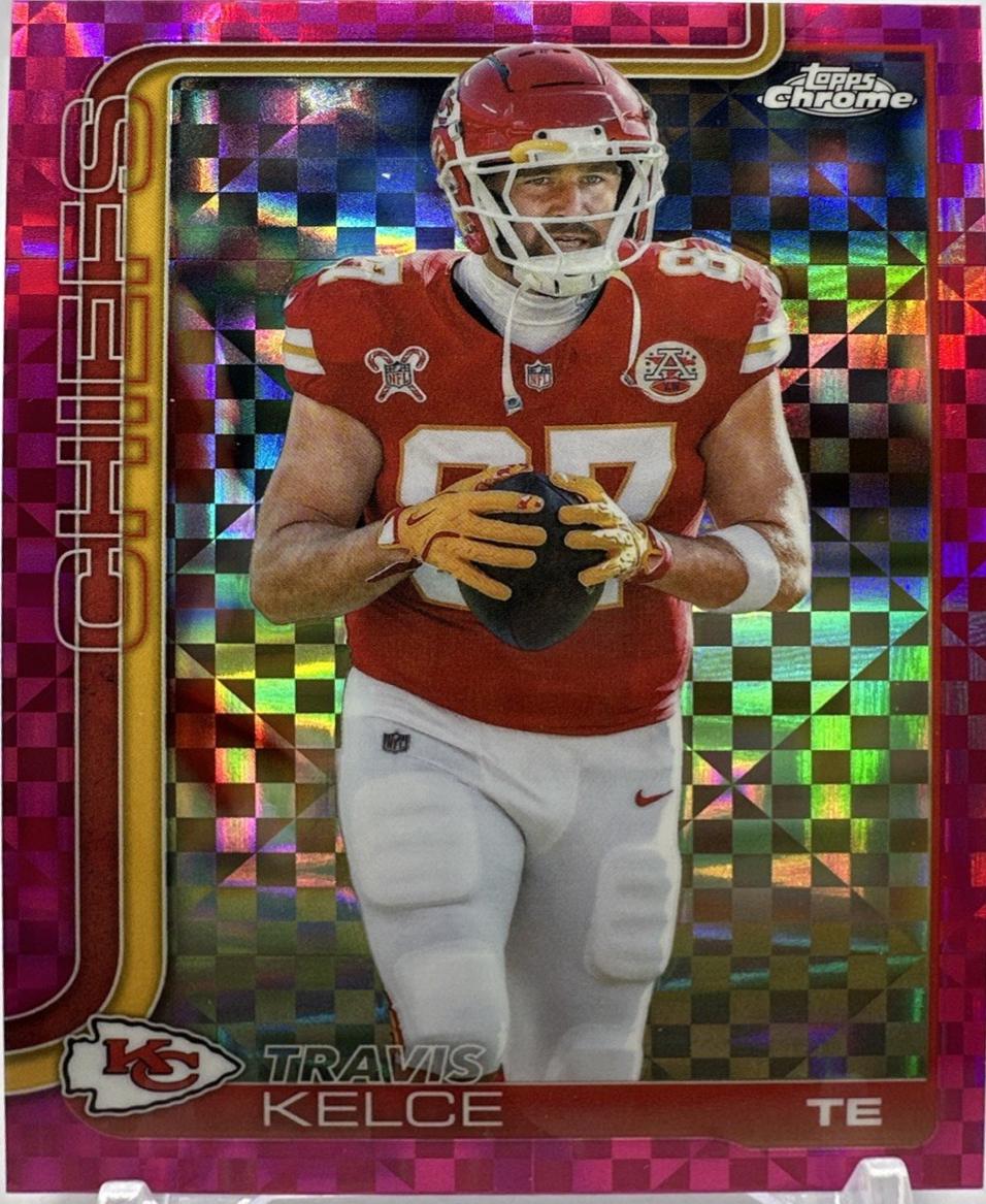 Travis Kelce [X-Fractor Pink] #150