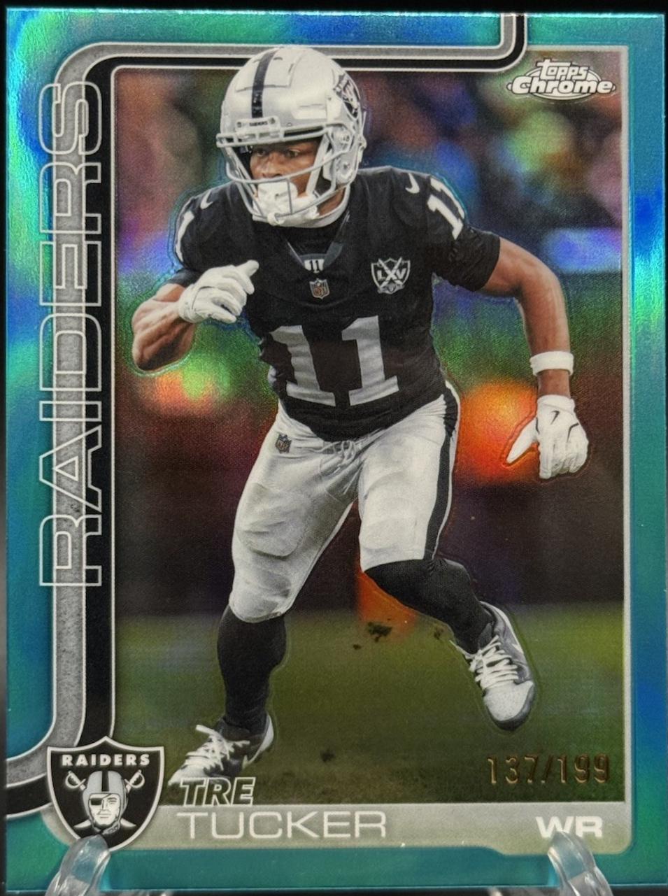 Tre Tucker [Aqua Refractor] #175