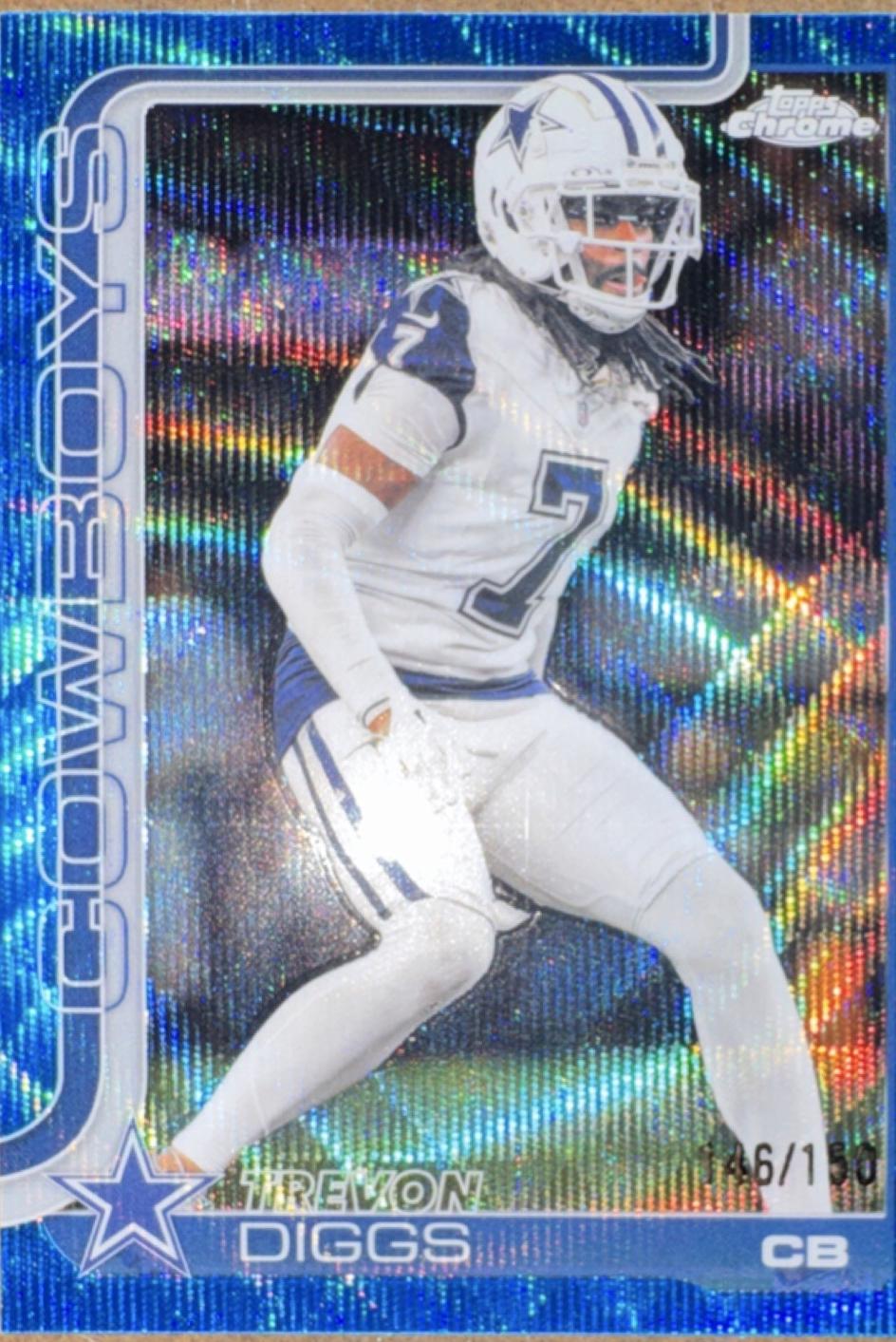 Trevon Diggs [Blue Wave Refractor] #83