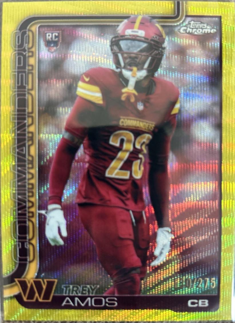 Trey Amos [Yellow Wave Refractor] #371