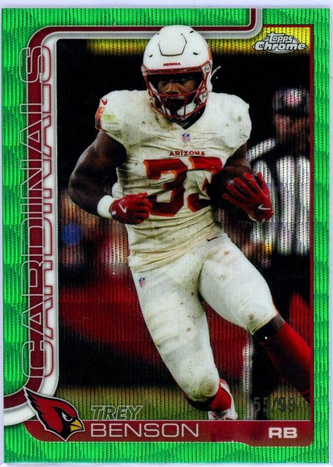 Trey Benson [Green Wave Refractor] #7