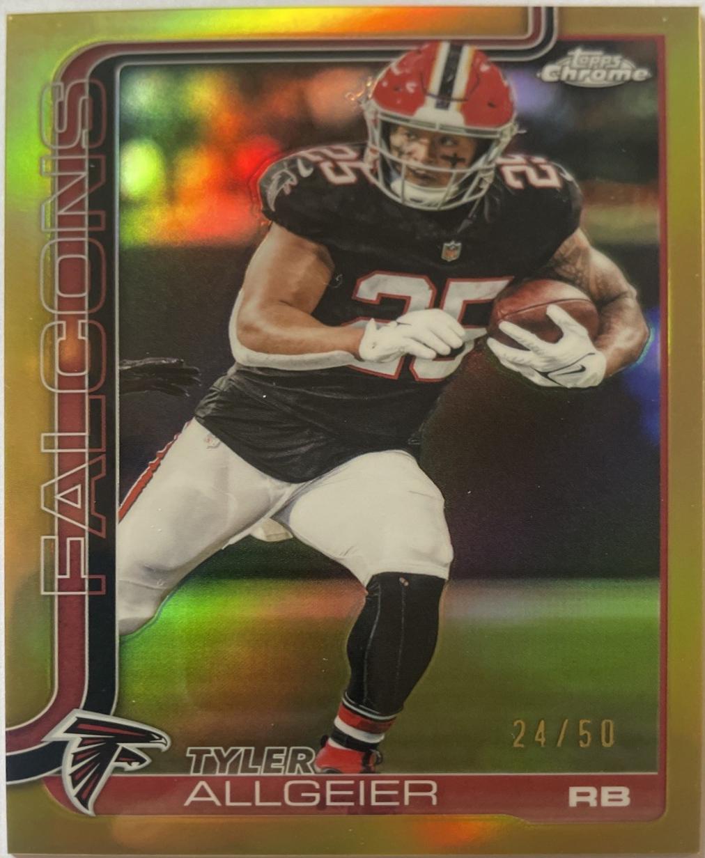 Tyler Allgeier [Leather Gold] #17