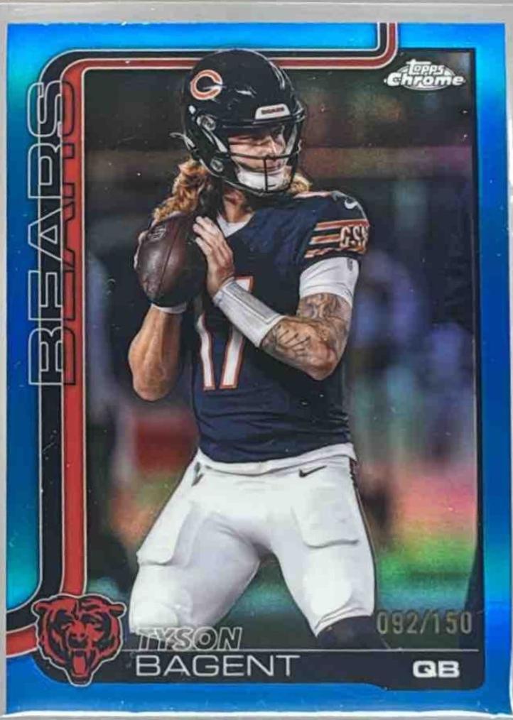 Tyson Bagent [Blue Wave Refractor] #54