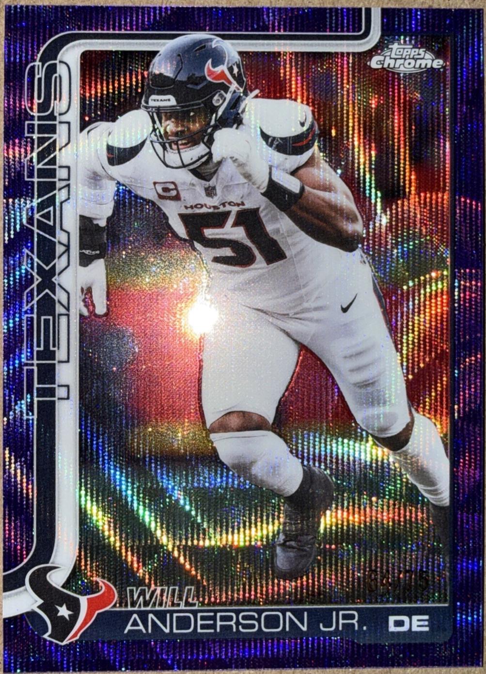 Will Anderson Jr. [Purple Refractor] #121