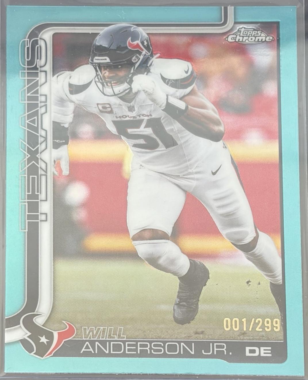 Will Anderson Jr. [Teal Refractor] #121