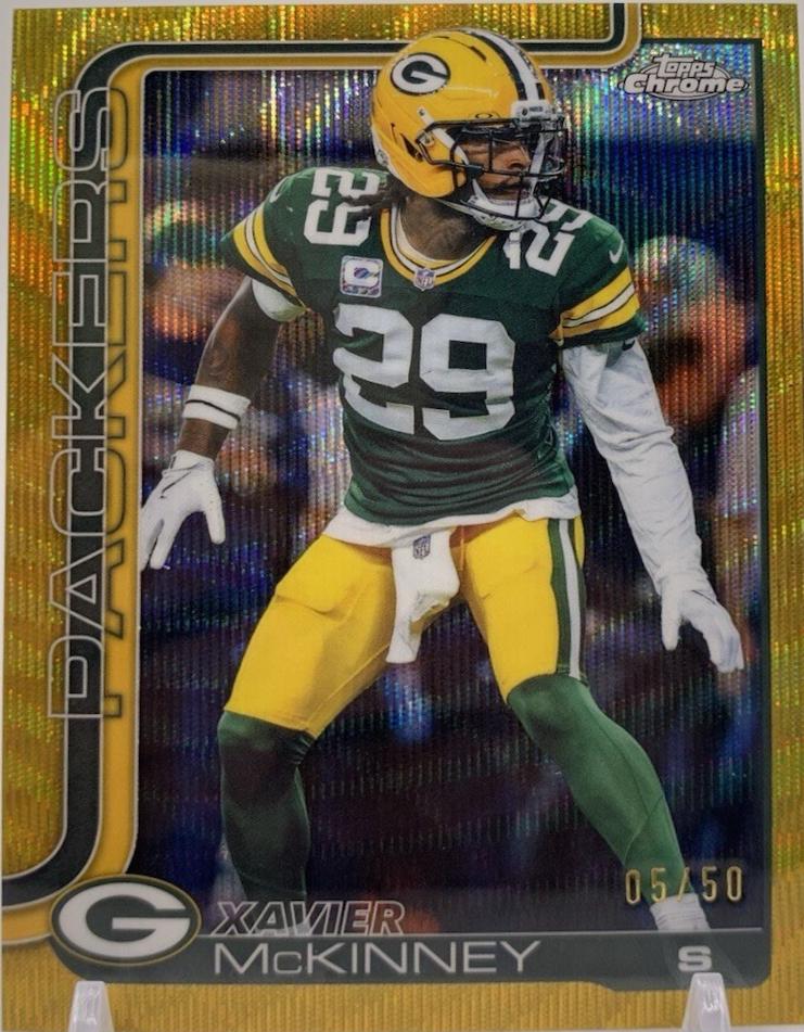 Xavier McKinney [Gold Wave Refractor] #113