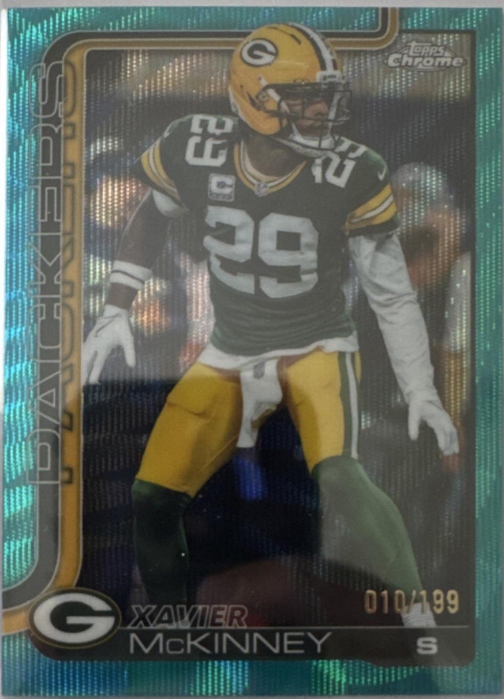 Xavier McKinney [Teal Wave] #113