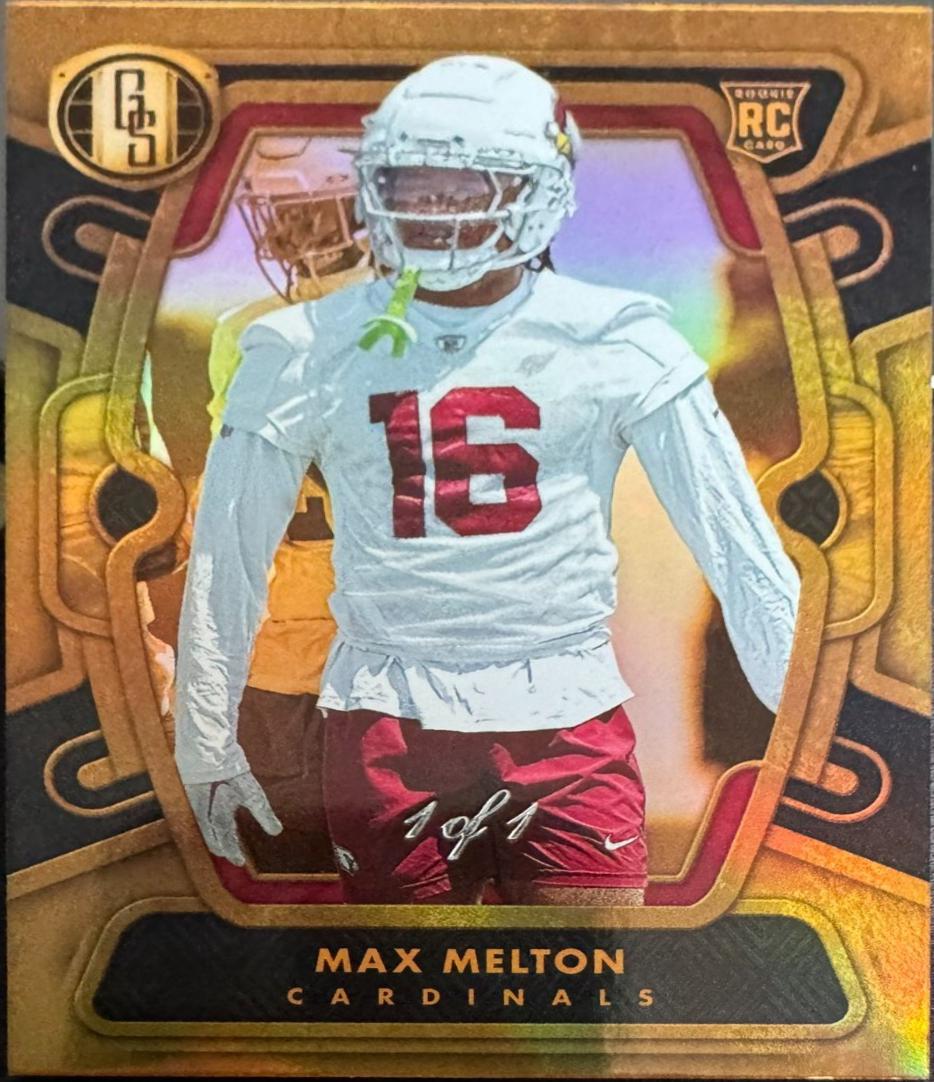 Max Melton [Black Rookie Autograph] #136