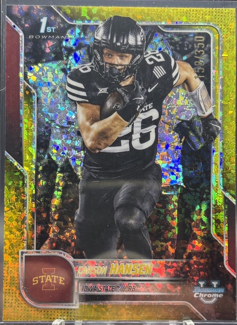 Carson Hansen [Yellow Mini-Diamond Refractor] #55