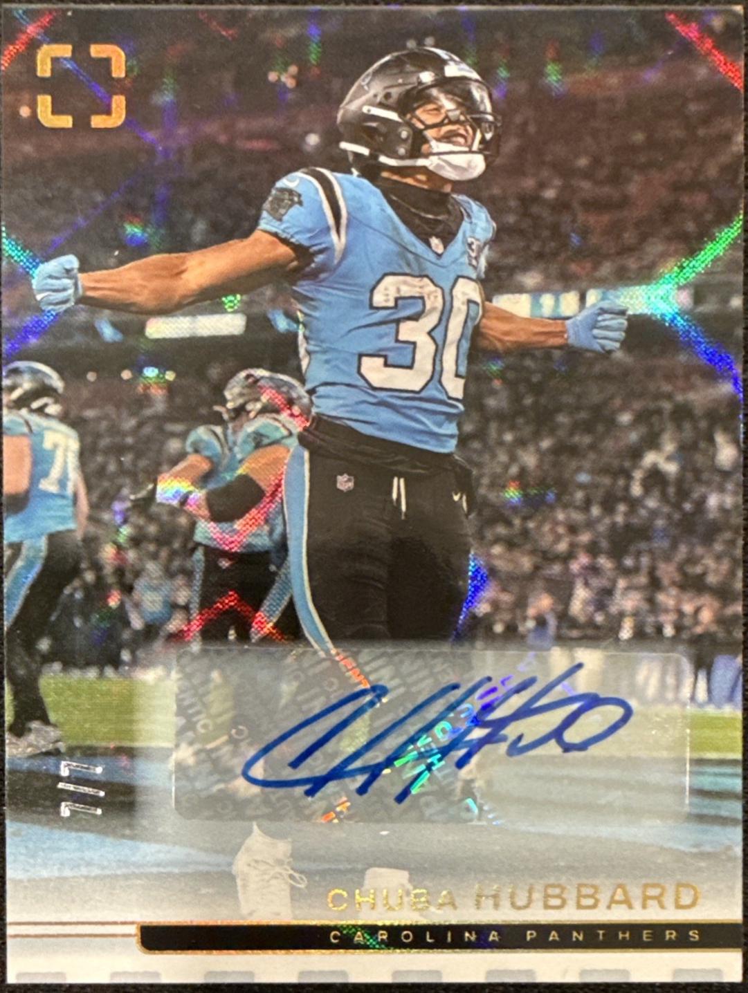 Chuba Hubbard [White Autograph] #92