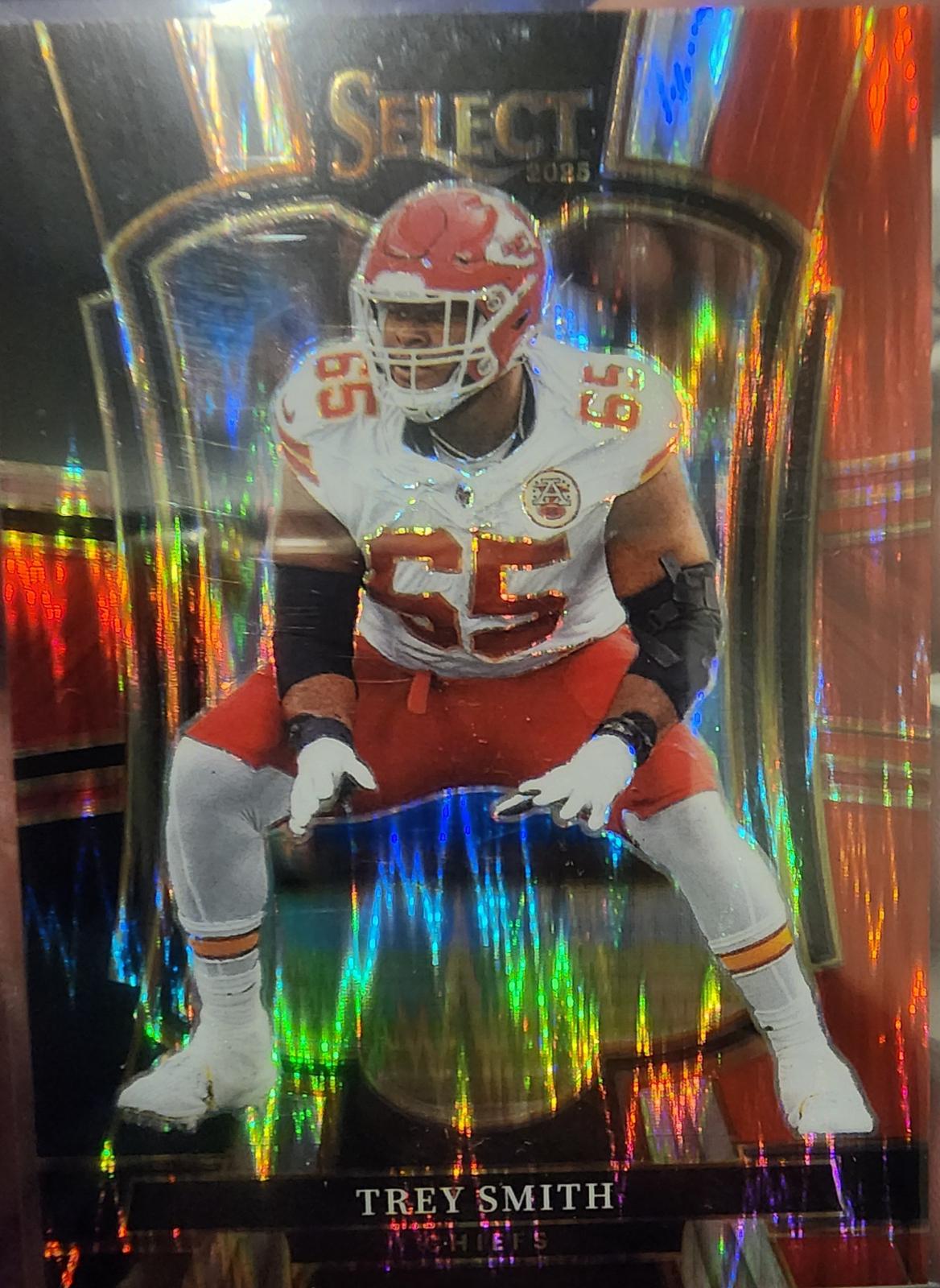 Trey Smith [Black Red Prizm Shock] #109