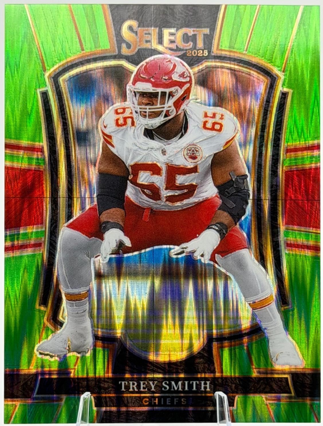 Trey Smith [Neon Green Prizm Shock] #109