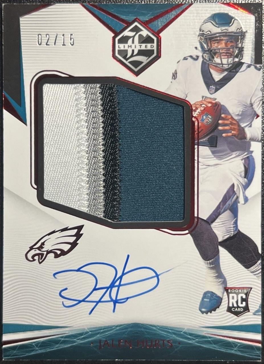 Jalen Hurts [Patch Autograph Ruby] #156