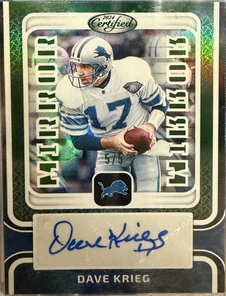 Dave Krieg [Green] #MS-DK