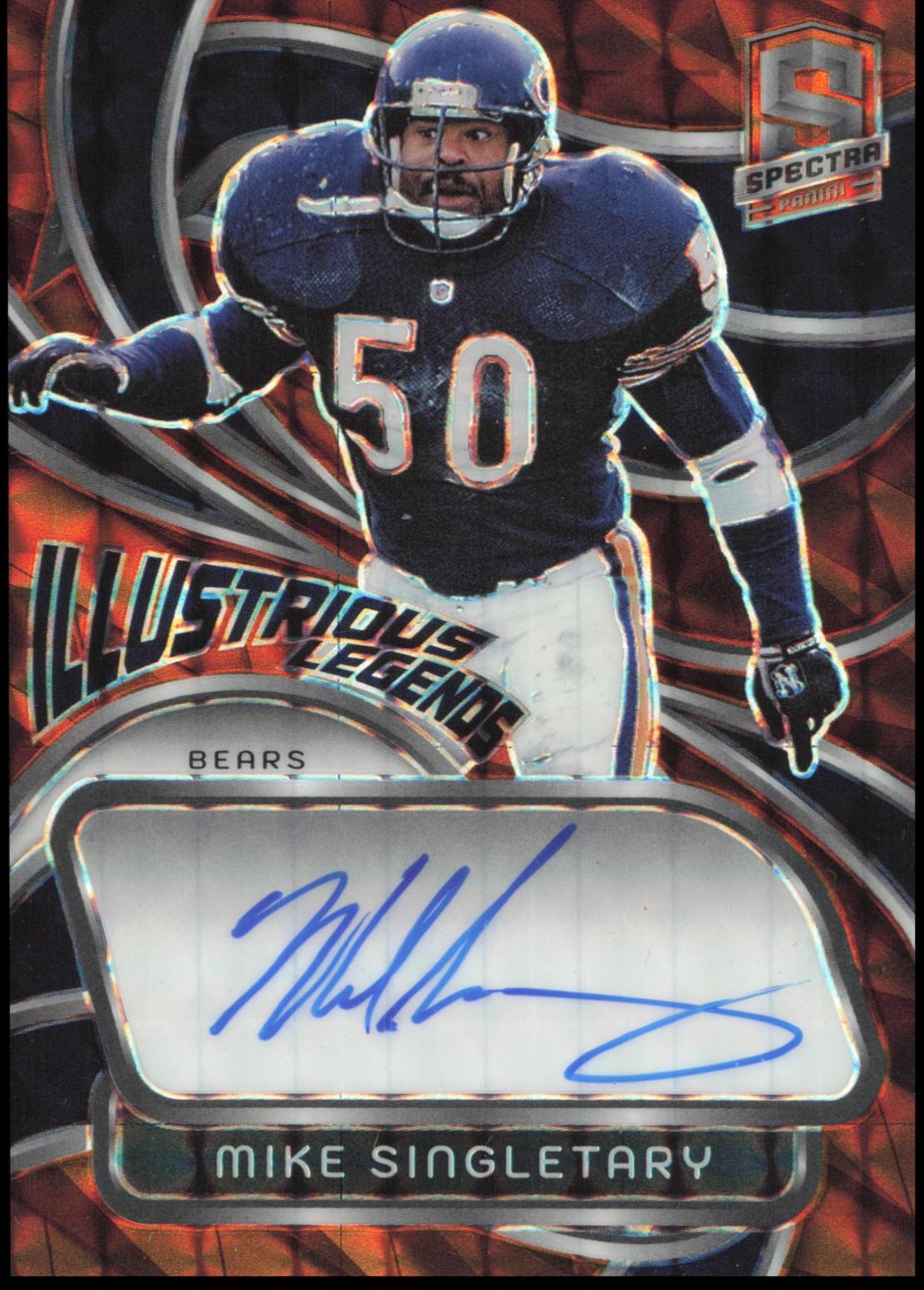 Mike Singletary [Neon Orange] #IL-MSY