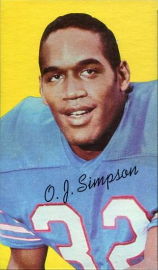 O.J. Simpson [Square Corner Proof]