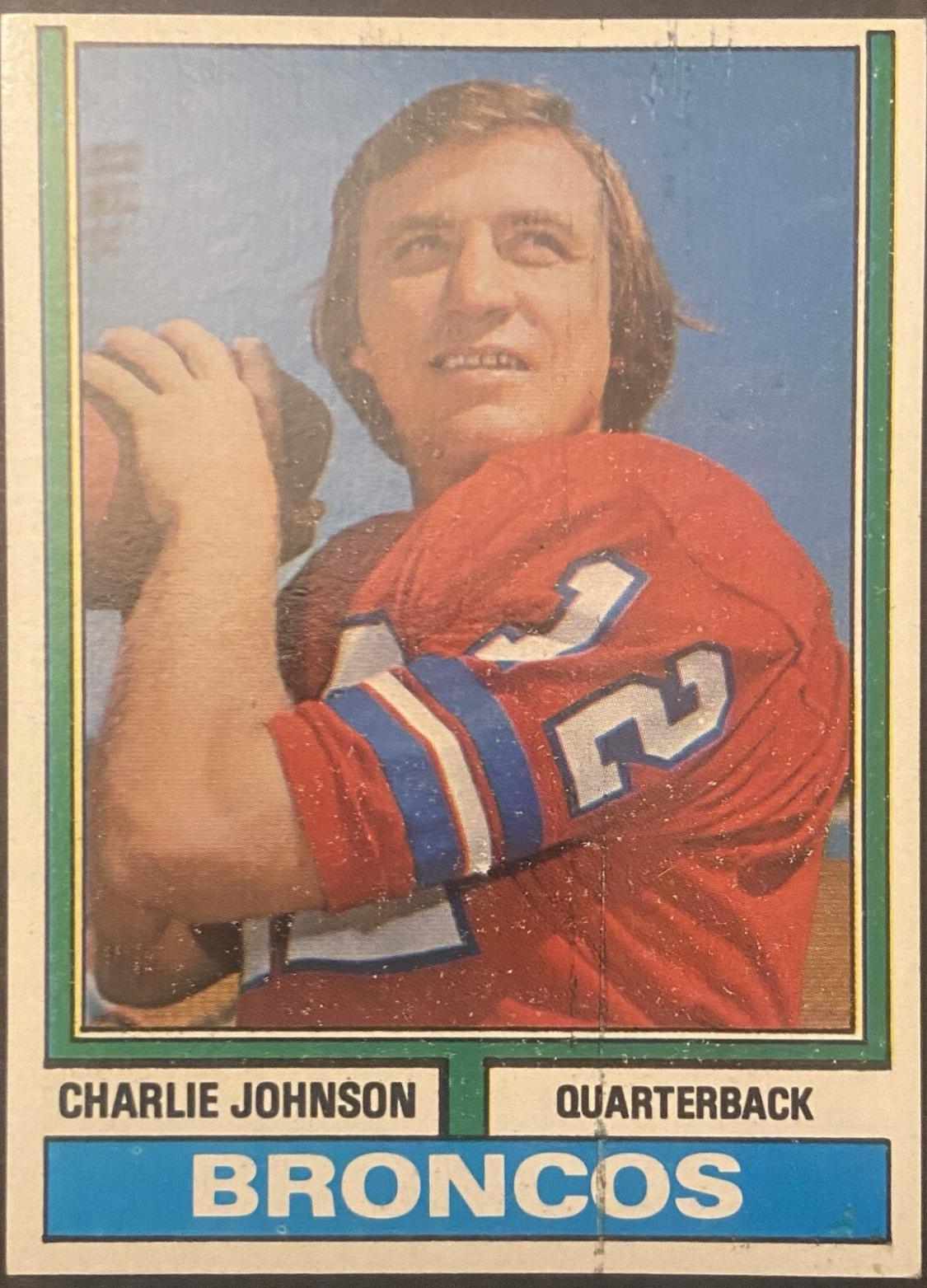 Charlie Johnson [1973 Stats, One Asterisk Before TCG on Back] #116