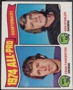 F.Tarkenton, K.Stabler [All Pro Quarterbcks] #208
