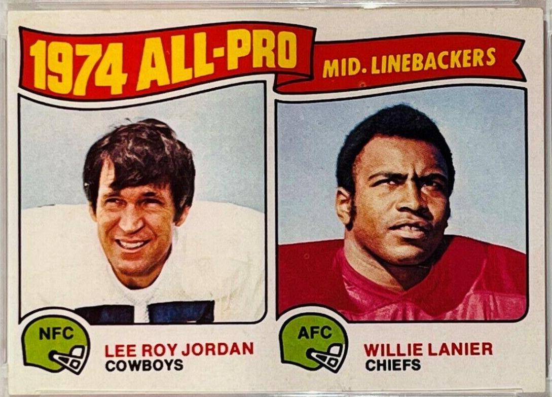 L.R.Jordan, W.Lanier [All Pro Linebackers] #218