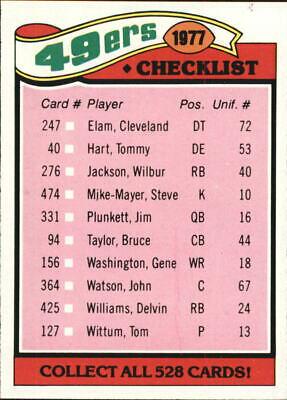 49ers Checklist #225