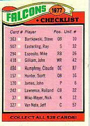 Falcons Checklist #201