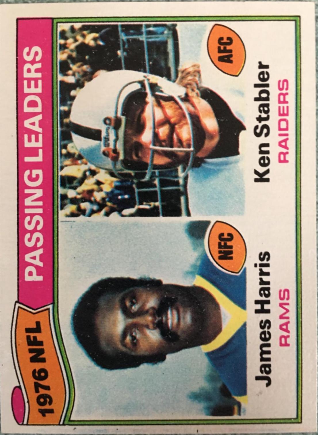 Passing Leaders: Harris, Stabler #1