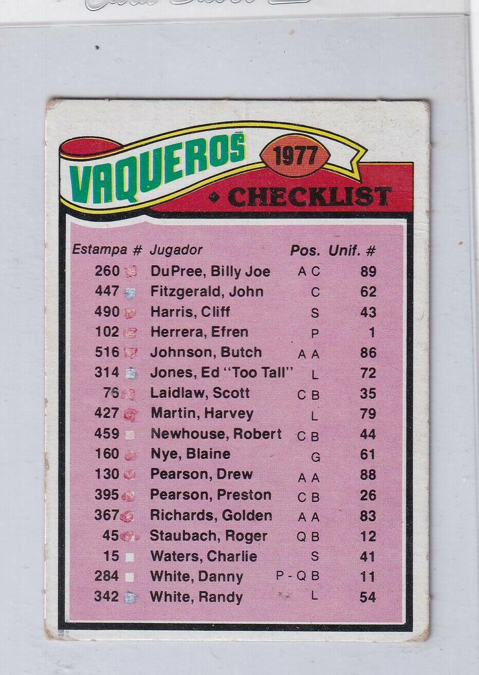 Cowboys Checklist #207