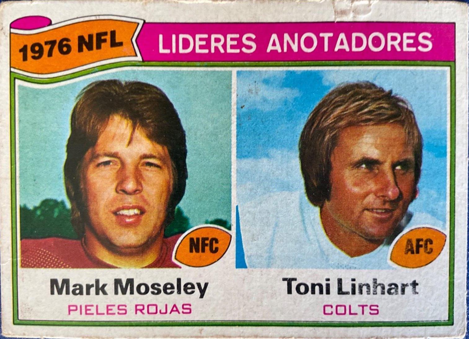 Mark Moseley, Toni Linhart [Scoring Leaders] #4