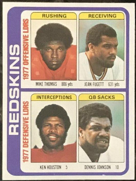Redskins Team Checklist #528