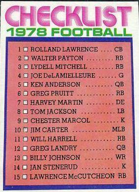 Checklist Card #33
